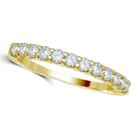 1/2 CTW Diamond Wedding Ring in 14KT Yellow Gold