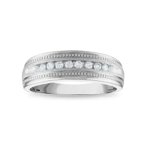 1/4 CTW Diamond Wedding Ring in 10KT White Gold