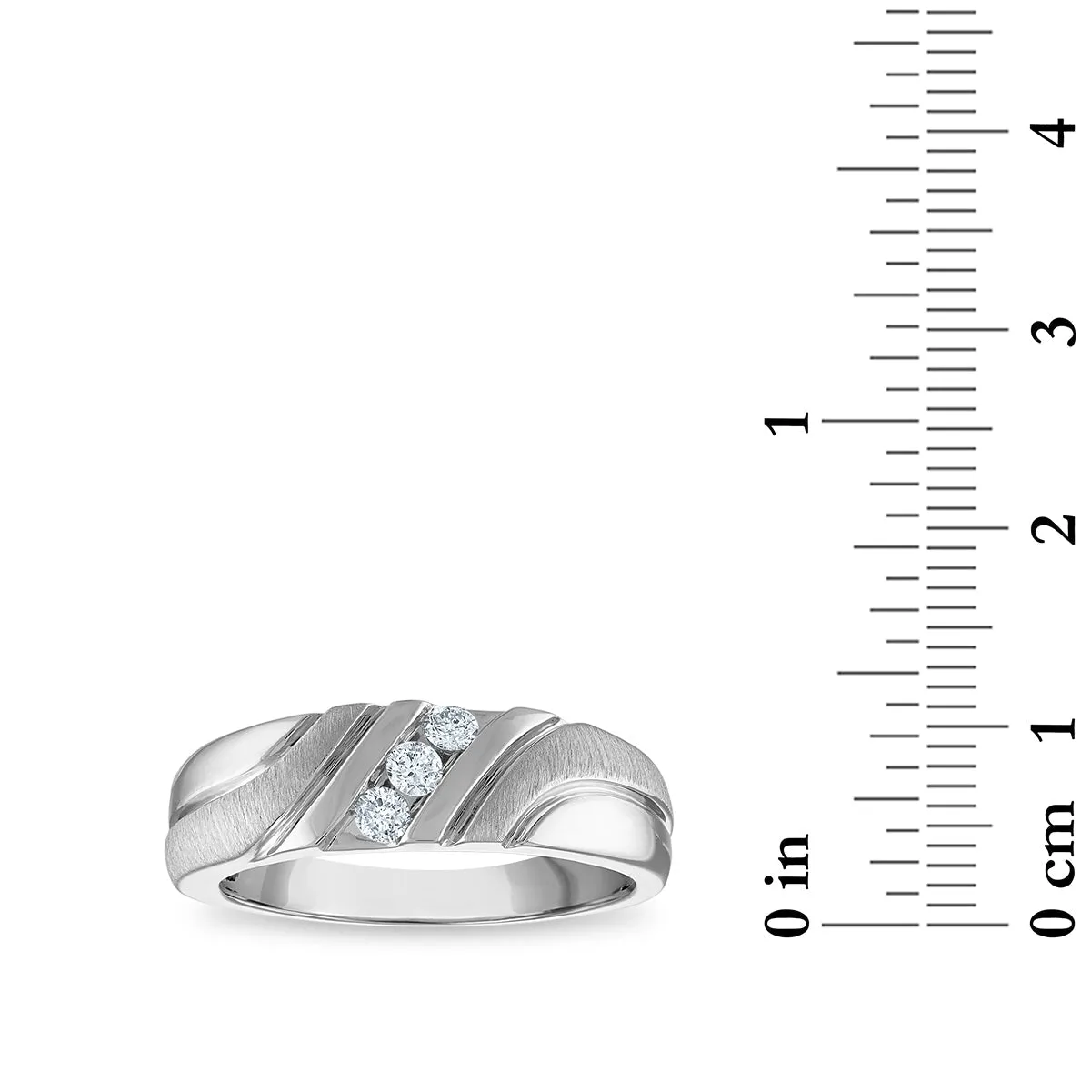 1/5 CTW Diamond Wedding Ring in 10KT White Gold