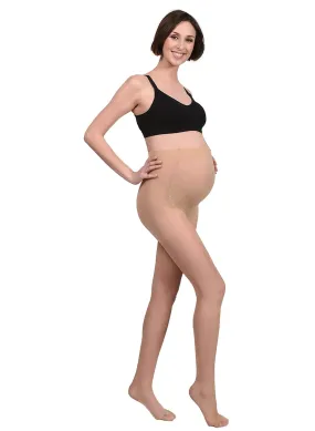 20Den Maternity Tights  - Nude