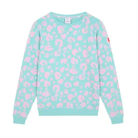 Adult Super Soft Sweatshirt -  Turquoise   Pink