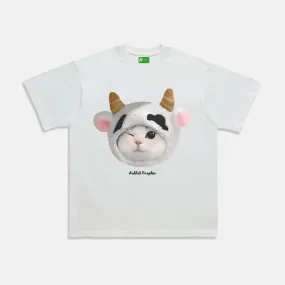 AG®Cute Cow Cat T-Shirt