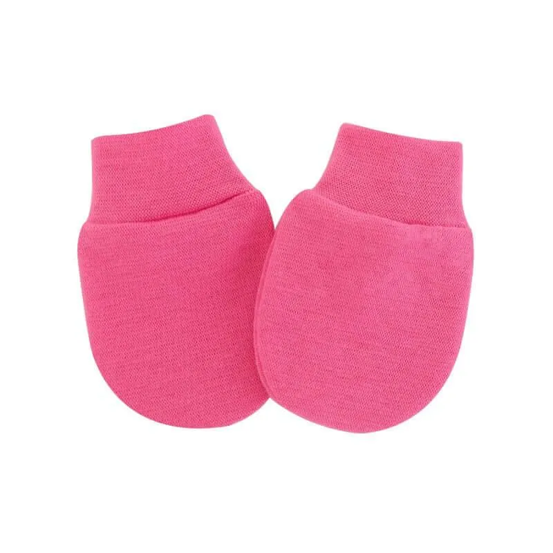 Anti Scratching Cotton Mittens   Hat Set