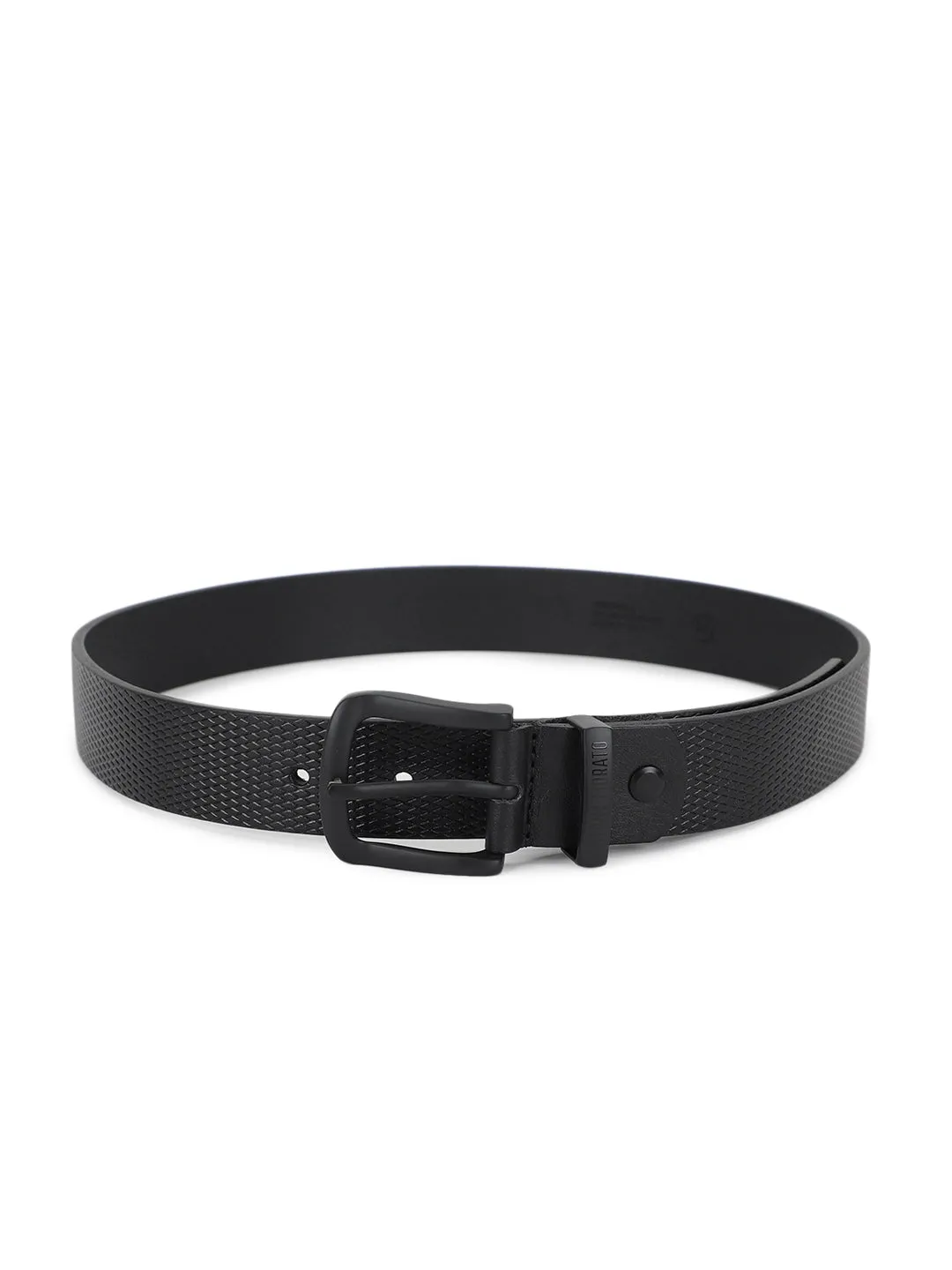 Antony Morato Boys Black Textured Belt