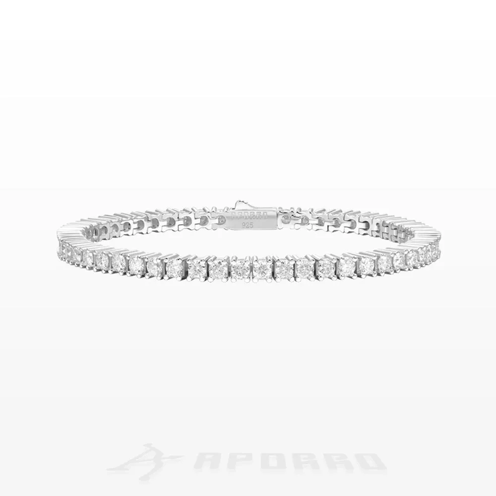 Aporro Iced Tennis Bracelet - 3mm