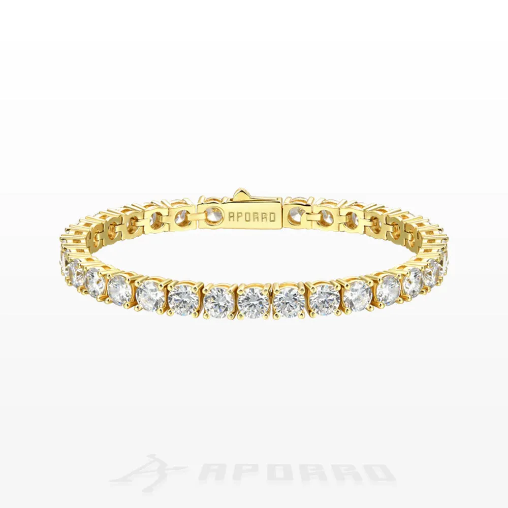 Aporro Iced Tennis Bracelet - 5mm