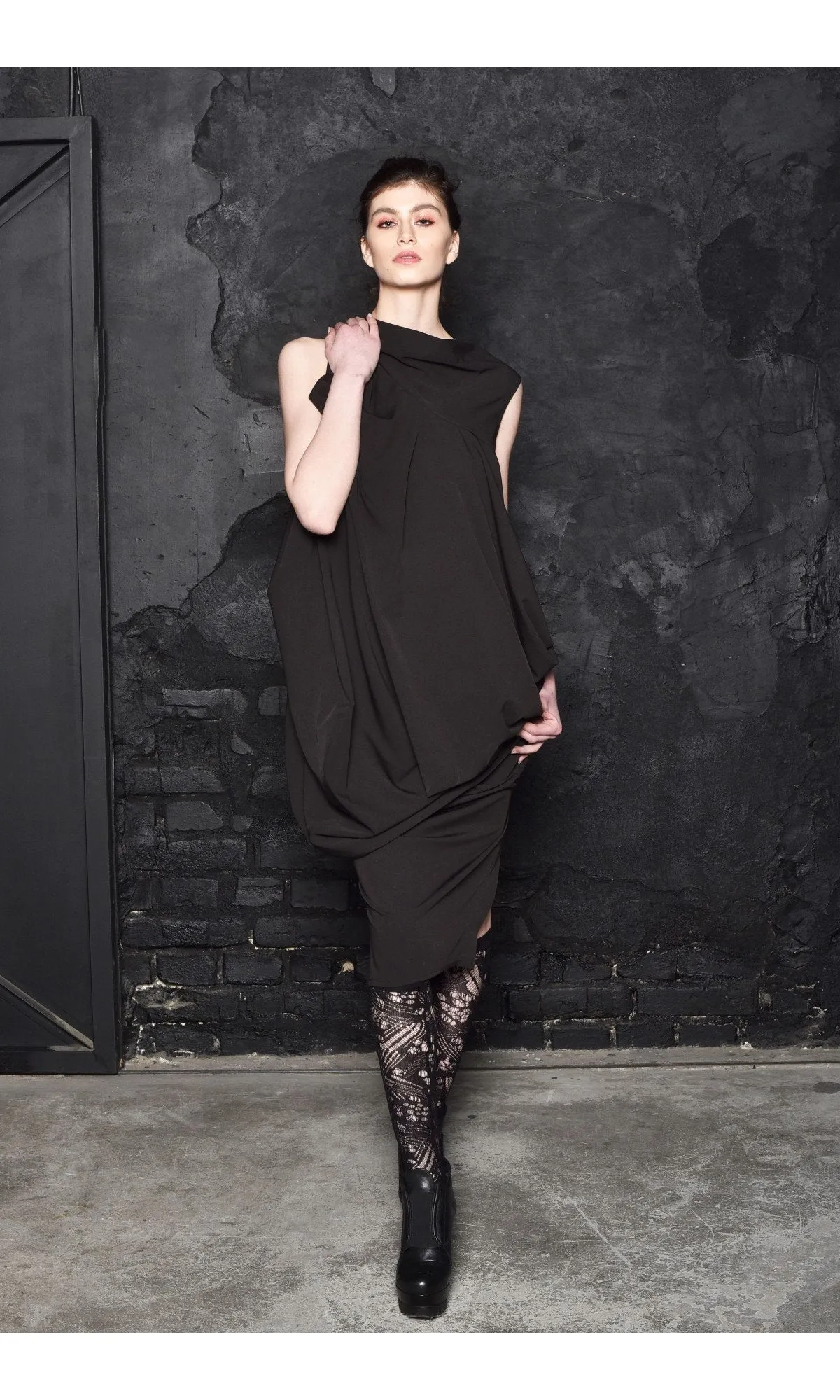 Asymmetric Sleeveless Dress