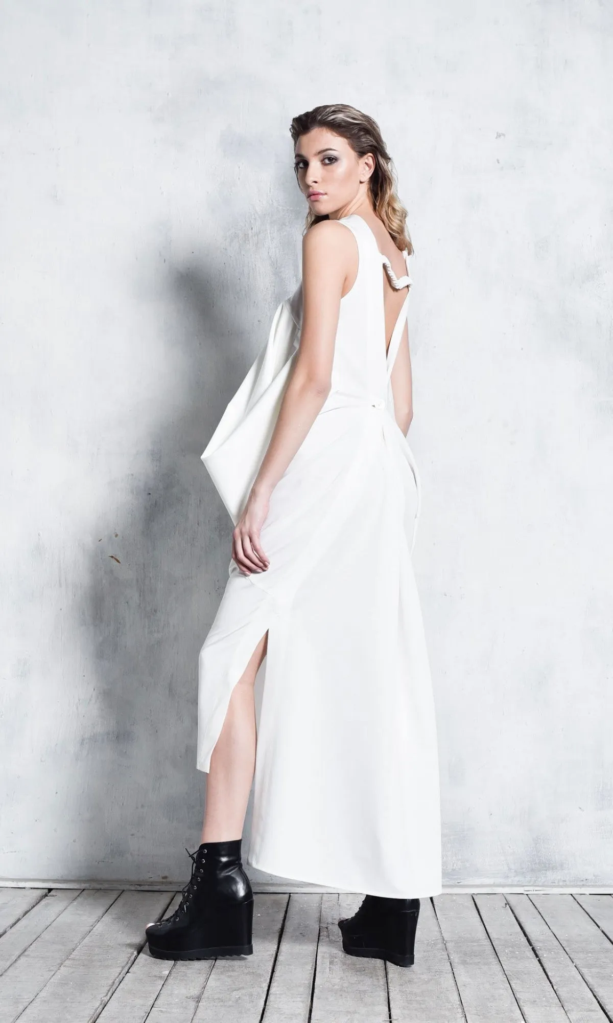 Asymmetric Sleeveless Dress