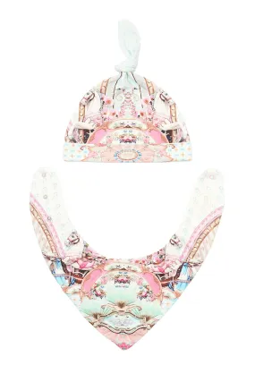 BABIES BIB AND BEANIE SET CAROUSEL MADEMOISELLE