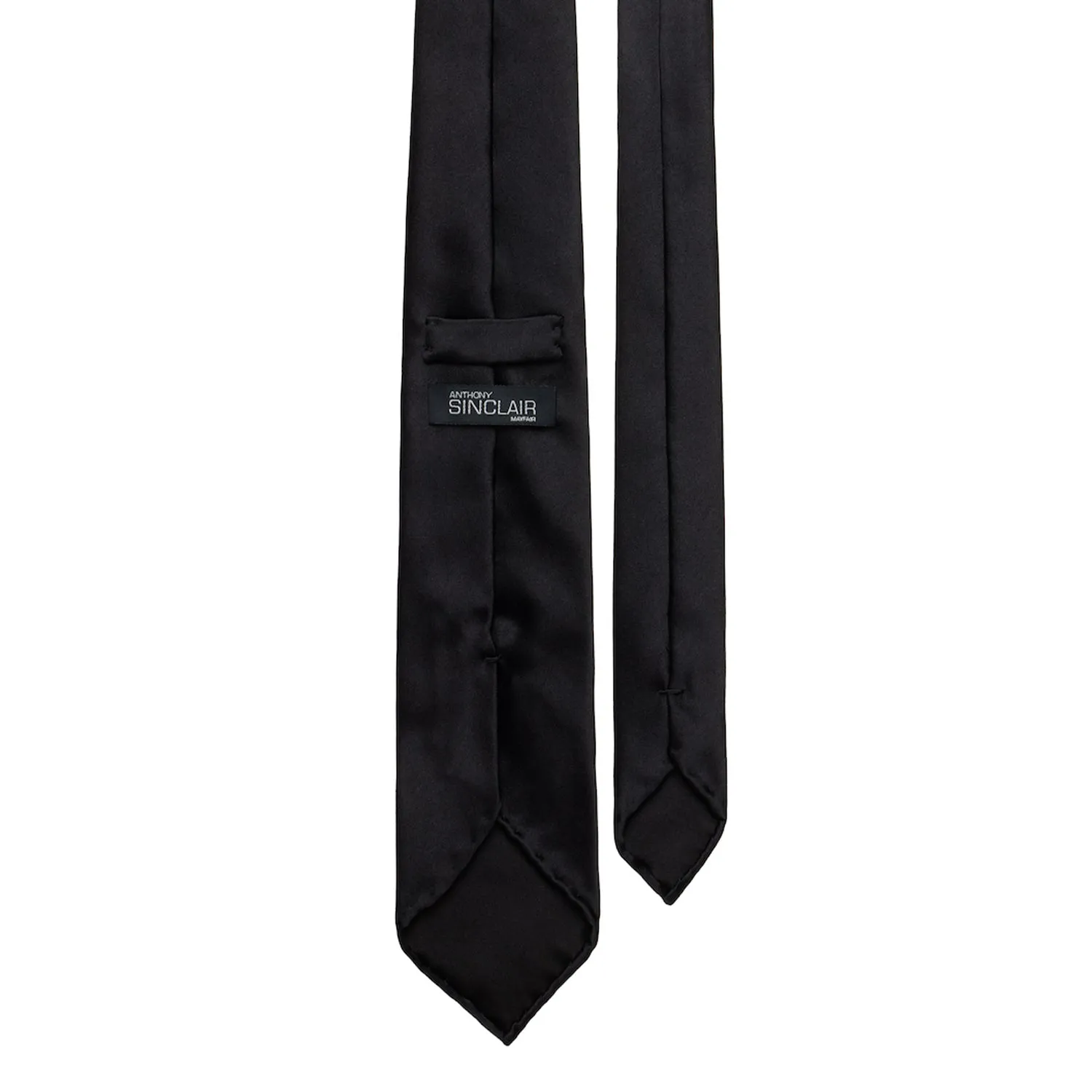 Black Silk Necktie