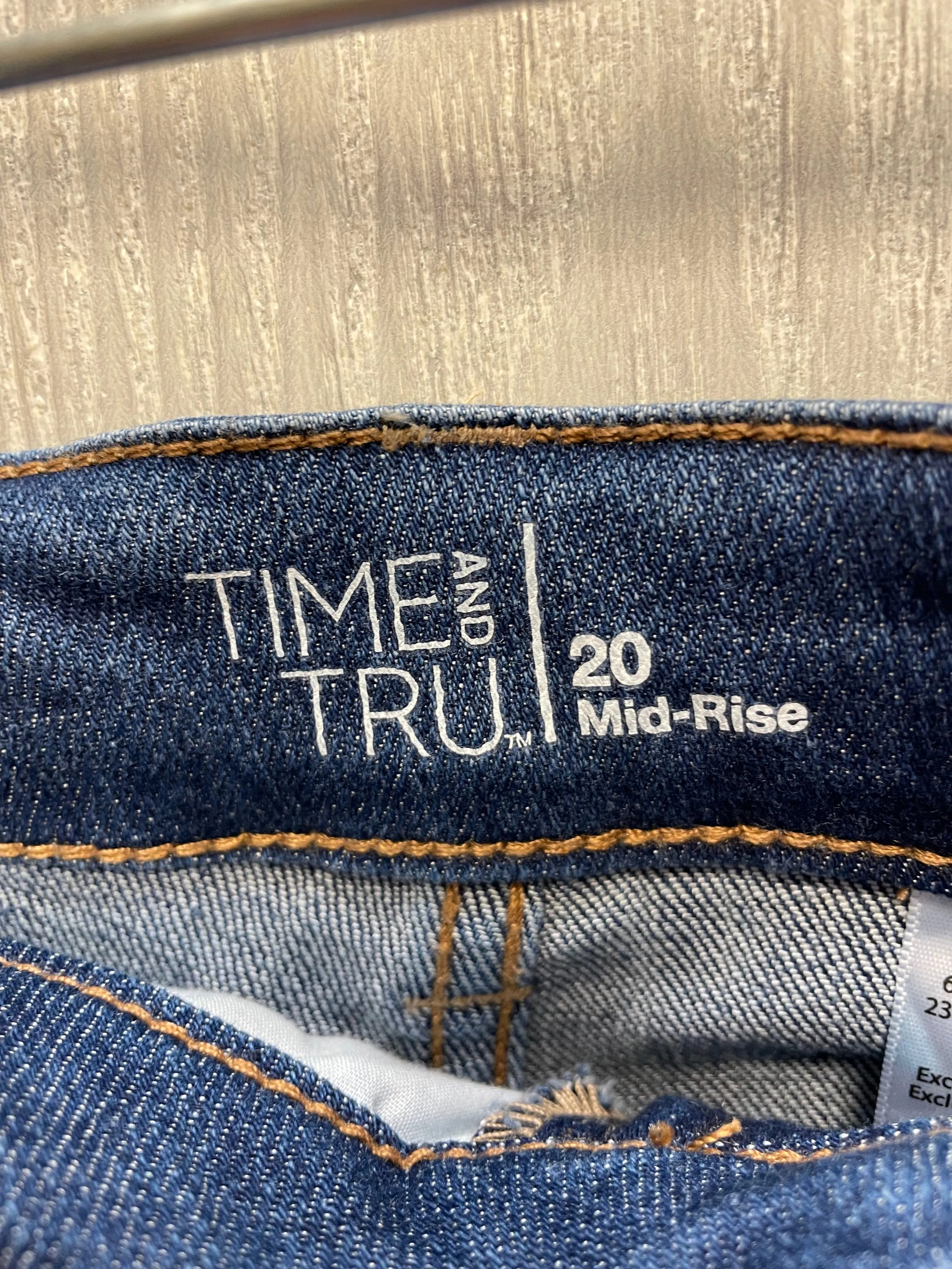 Blue Denim Shorts Time And Tru, Size 20