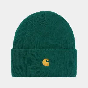 Carhartt WIP - Chase Beanie - Chervil / Gold