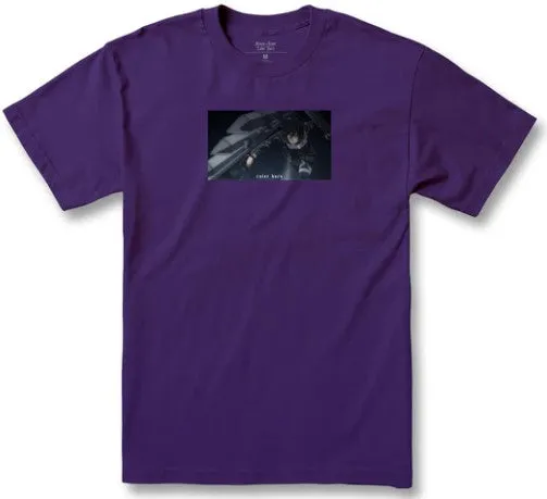 Color Bars x Attack On Titan Brigade Tee / Purple