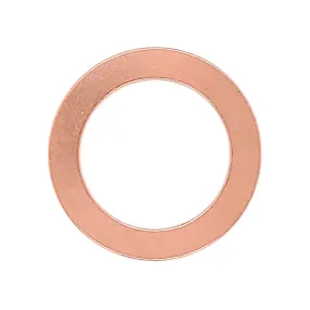 Copper Blank Washer Pendant / SBB0175