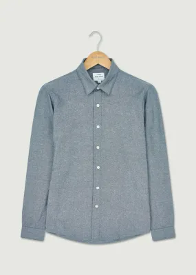 Dane Long Sleeve Shirt - Dark Indigo