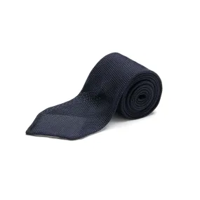 Dark Navy Grenadine Necktie