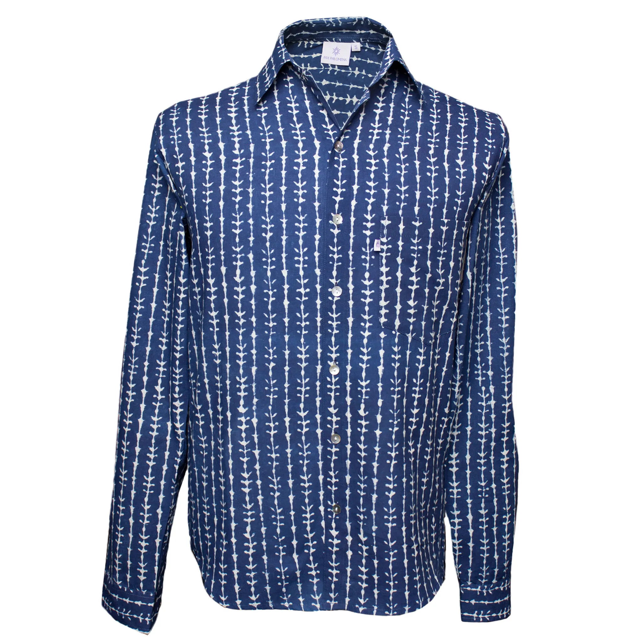 Denzil Men's Button Up Shirt Long Sleeves