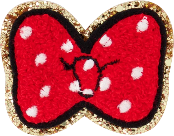 Disney Minnie Mouse Bow Varsity Patch