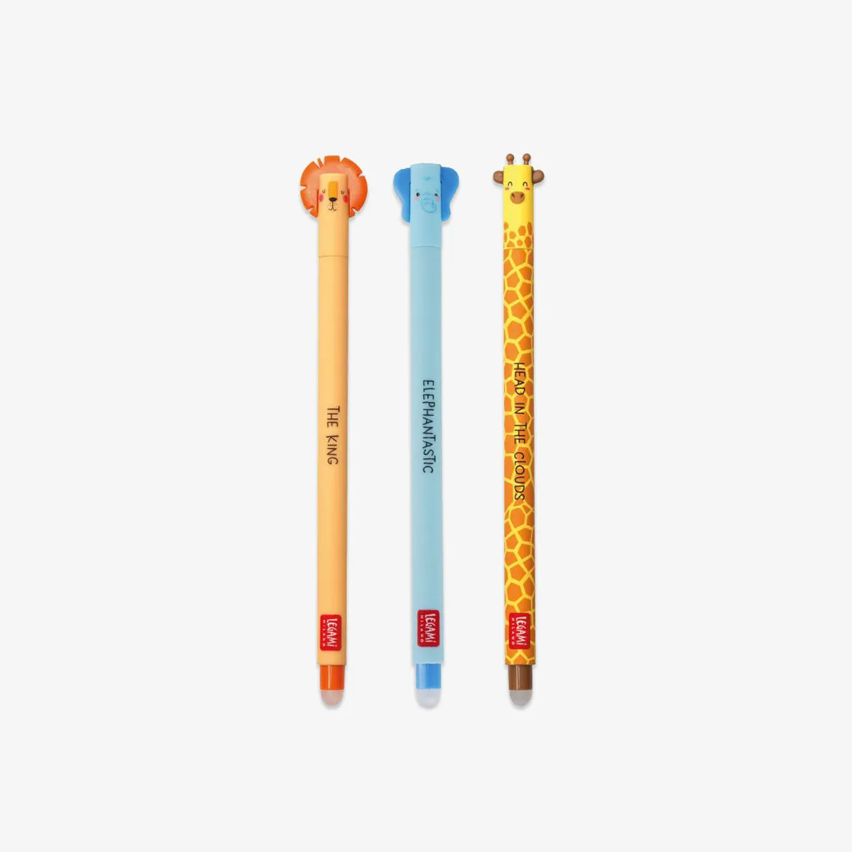 ERASABLE GEL PENS SET OF 3 // WILD SAVANNAH