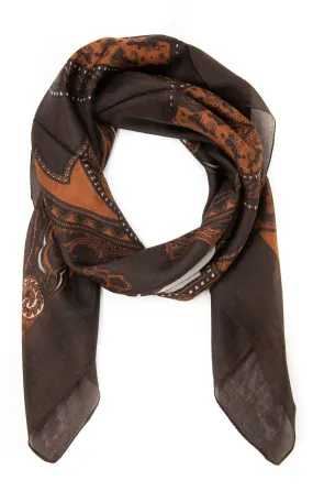 Ethel Square Silk Scarf -SQ2011