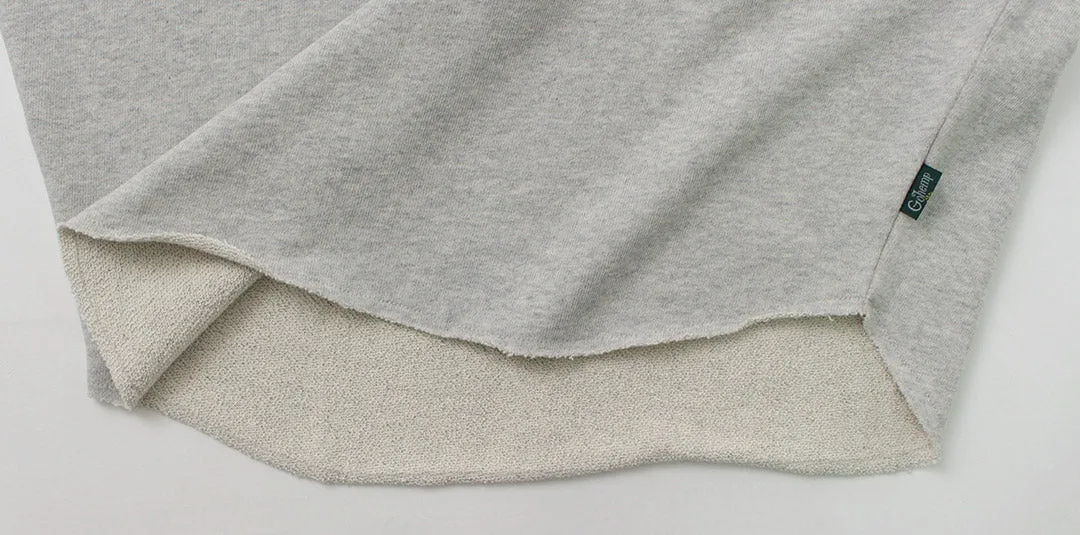 GOHEMP / Loose Round 7/10 Sleeve Light Ounce Sweat T-Shirt