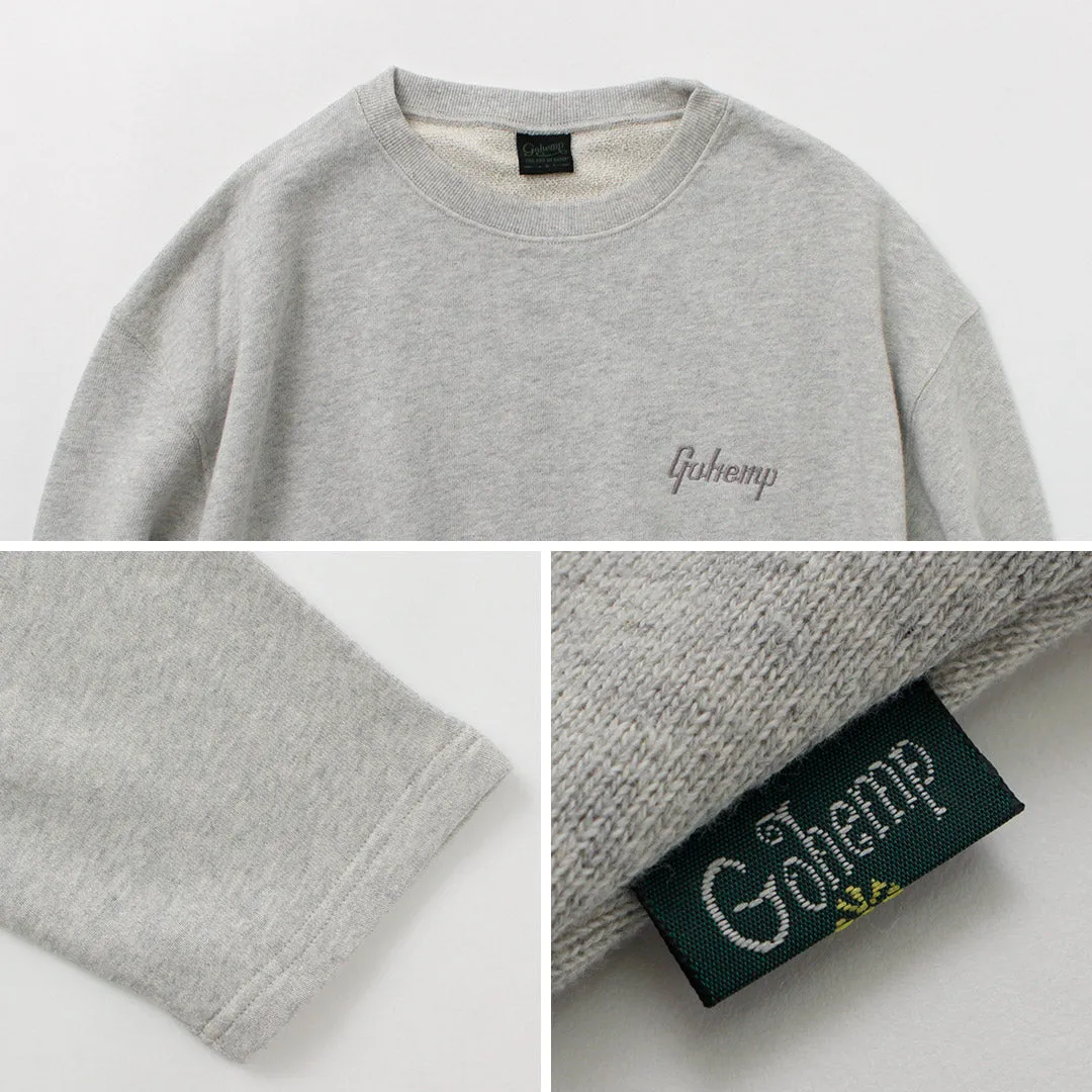 GOHEMP / Loose Round 7/10 Sleeve Light Ounce Sweat T-Shirt