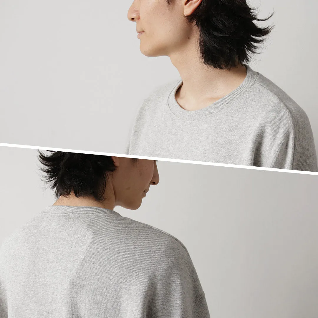 GOHEMP / Loose Round 7/10 Sleeve Light Ounce Sweat T-Shirt