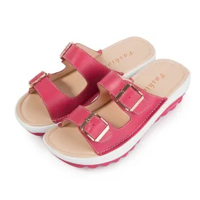 GroovyWish Platform Sandals Colorful Beach Waterproof Women Summer Slides