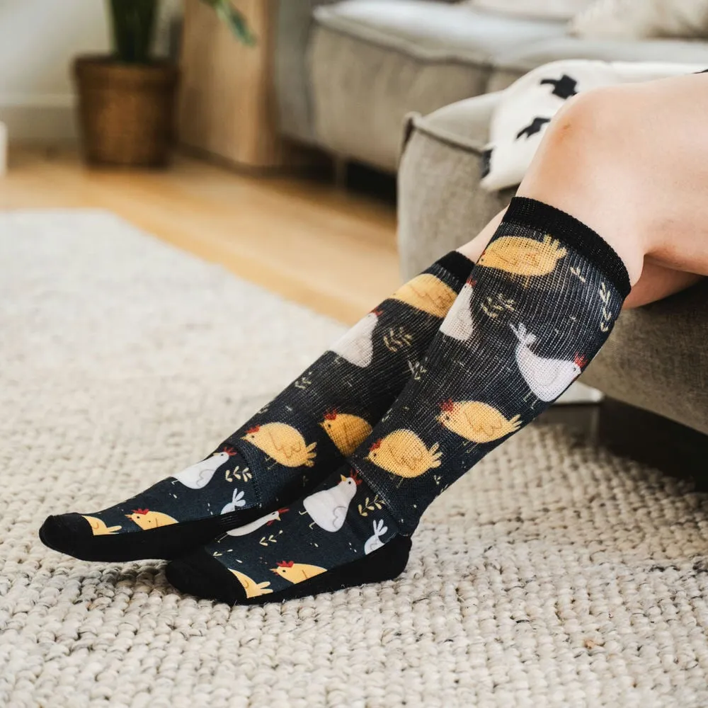 Hen Convention Non-Binding Diabetic Socks