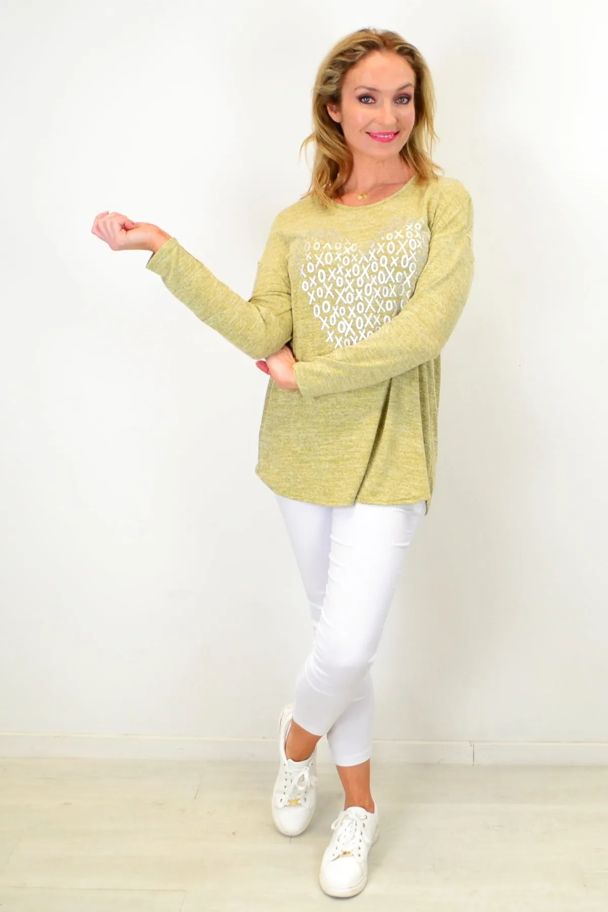 Hugs and Kisses Light Knit Tunic