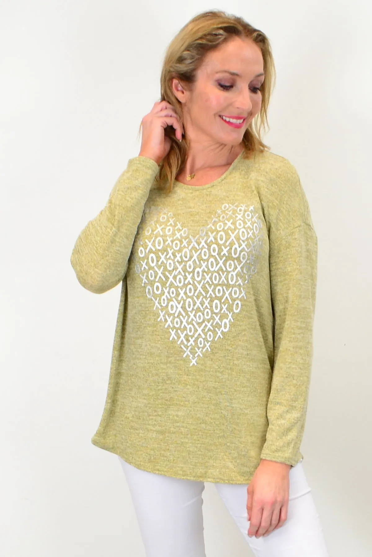 Hugs and Kisses Light Knit Tunic