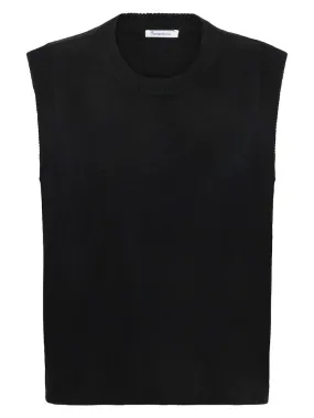 KCA 800025 Lambswool vest 1300 jet black women