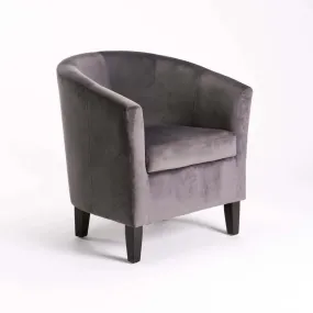 KELLY VELVET TUB ARMCHAIR