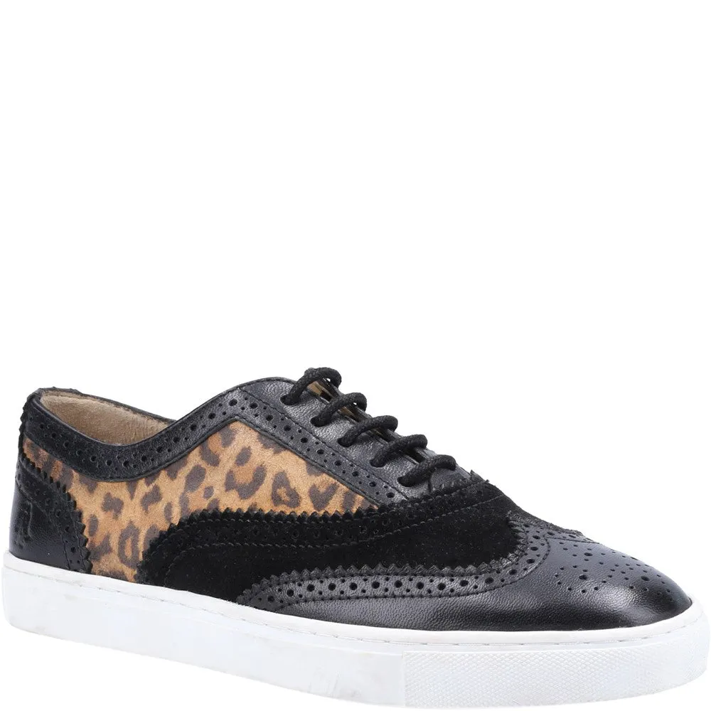 Leopard Print Tammy Brogue Shoes