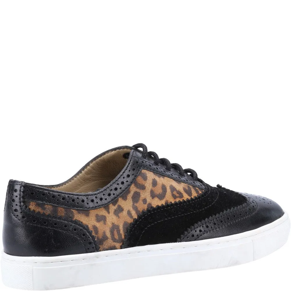 Leopard Print Tammy Brogue Shoes