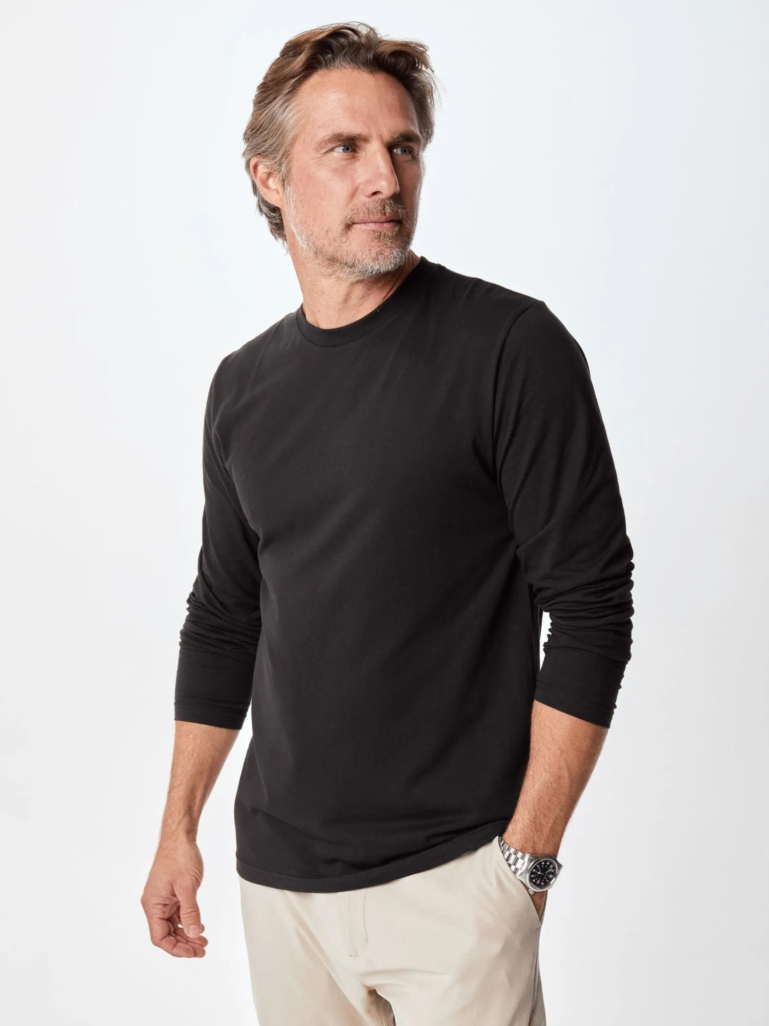 Long Sleeve Crew Staples 5-Pack