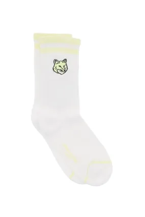 MAISON KITSUNE bold fox head socks