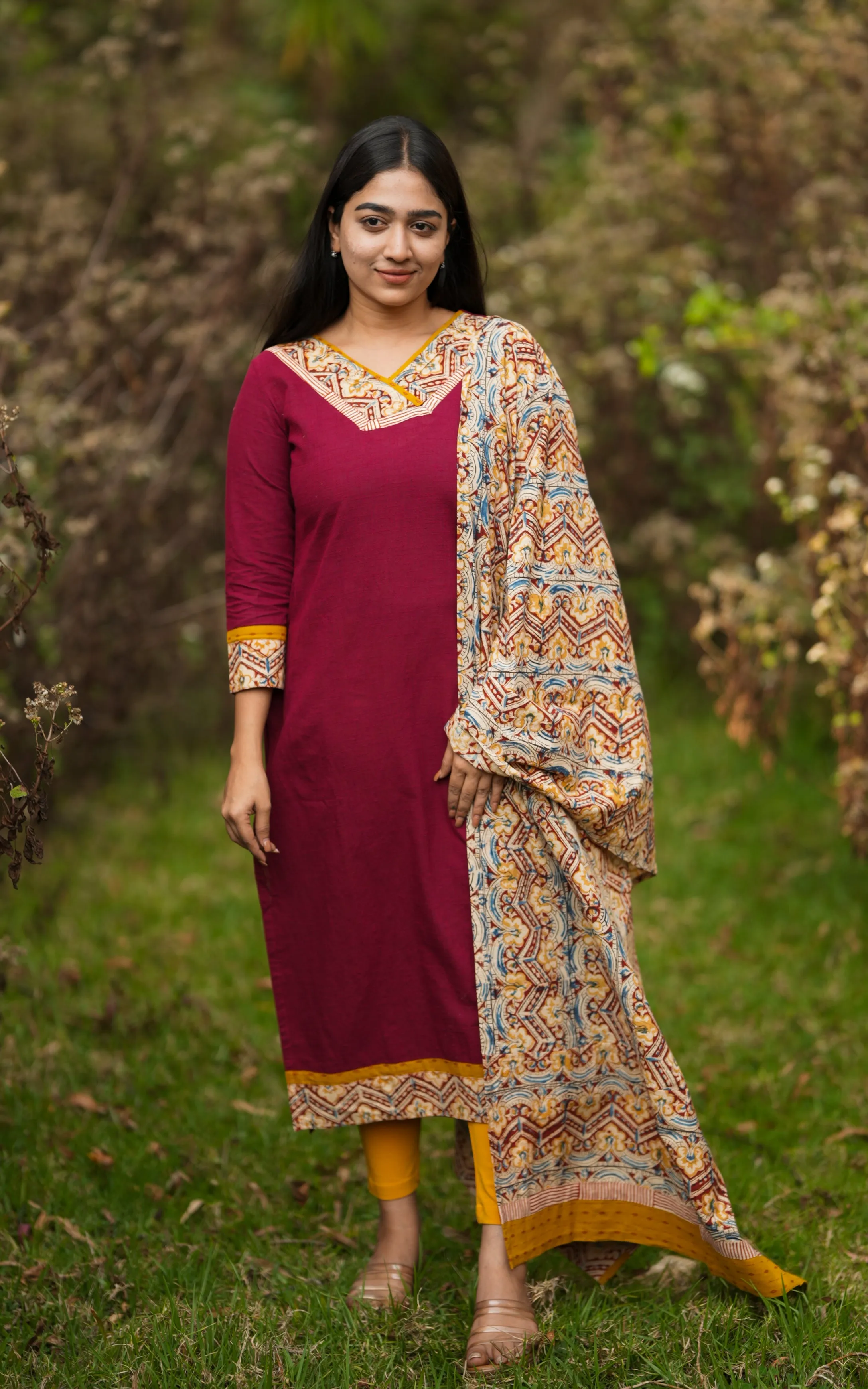 Maragathavalli (Kurti Dupatta)