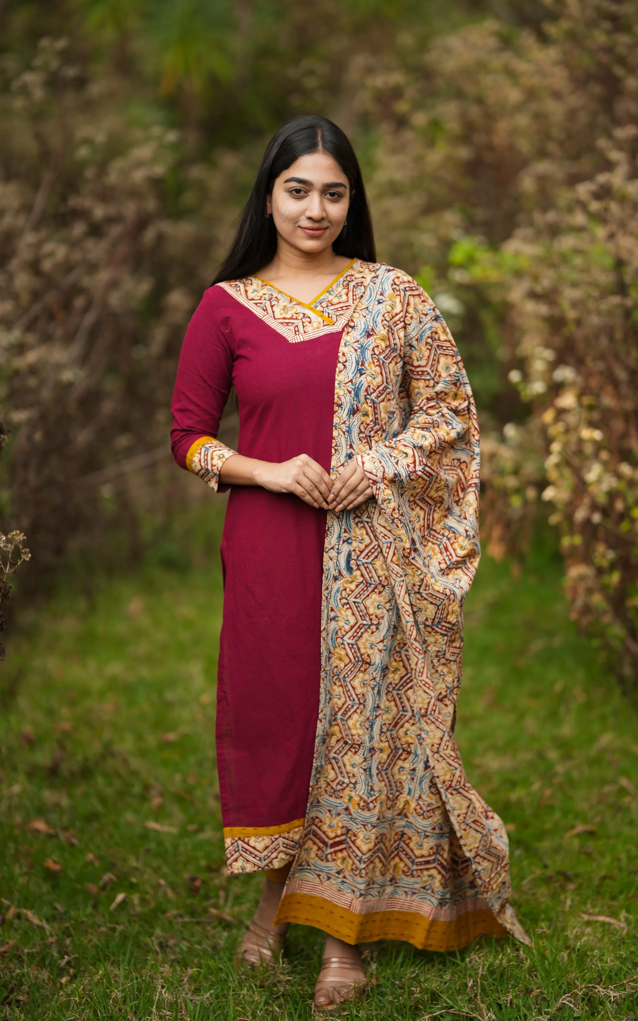 Maragathavalli (Kurti Dupatta)