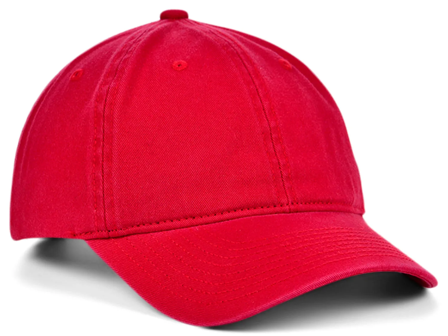 Mitchell & Ness Basic Blank Dad Hat - Red