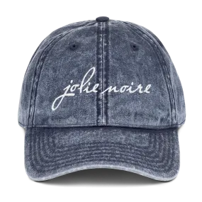 NOIRE x JOLIE NOIRE Dad Hat- Vintage Denim