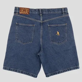 PASSPORT - WORKERS CLUB SHORT - WASHED DARK INDIGO