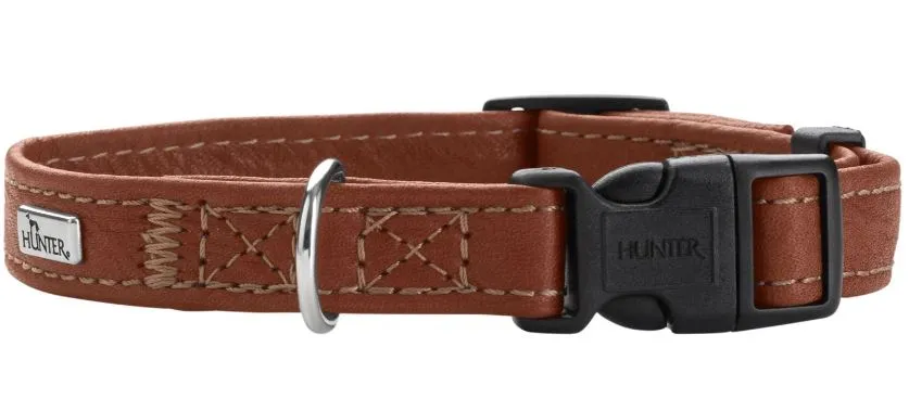 Petite HUNTER "UP" Leather Clip Collar