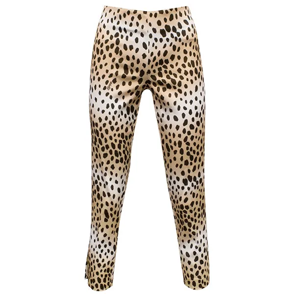 Printed Capri In Soft Leopard