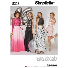 Simplicity Pattern 8328 Misses Special Occasions Dress