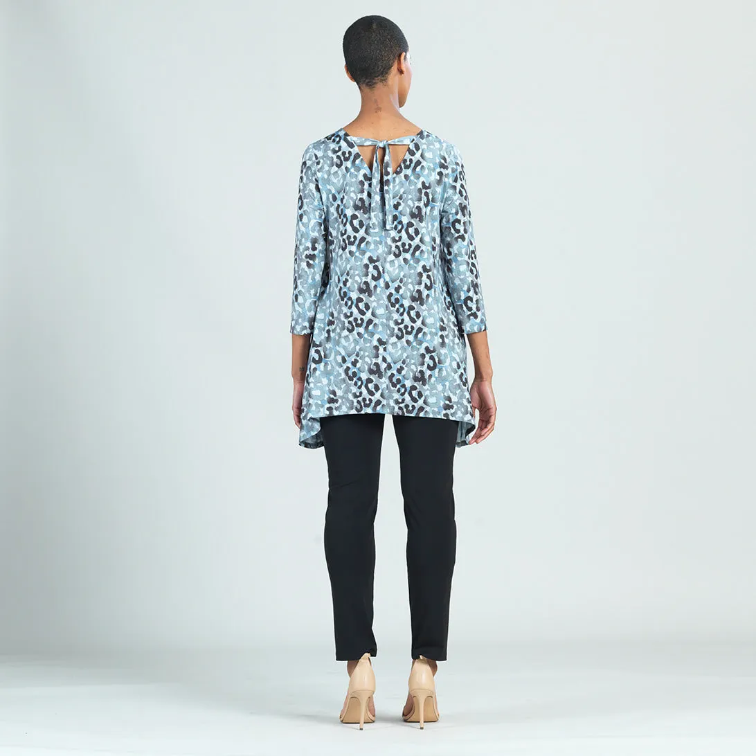 Soft Pleat Knit - Back Tie Tunic - Leopard - Final Sale!