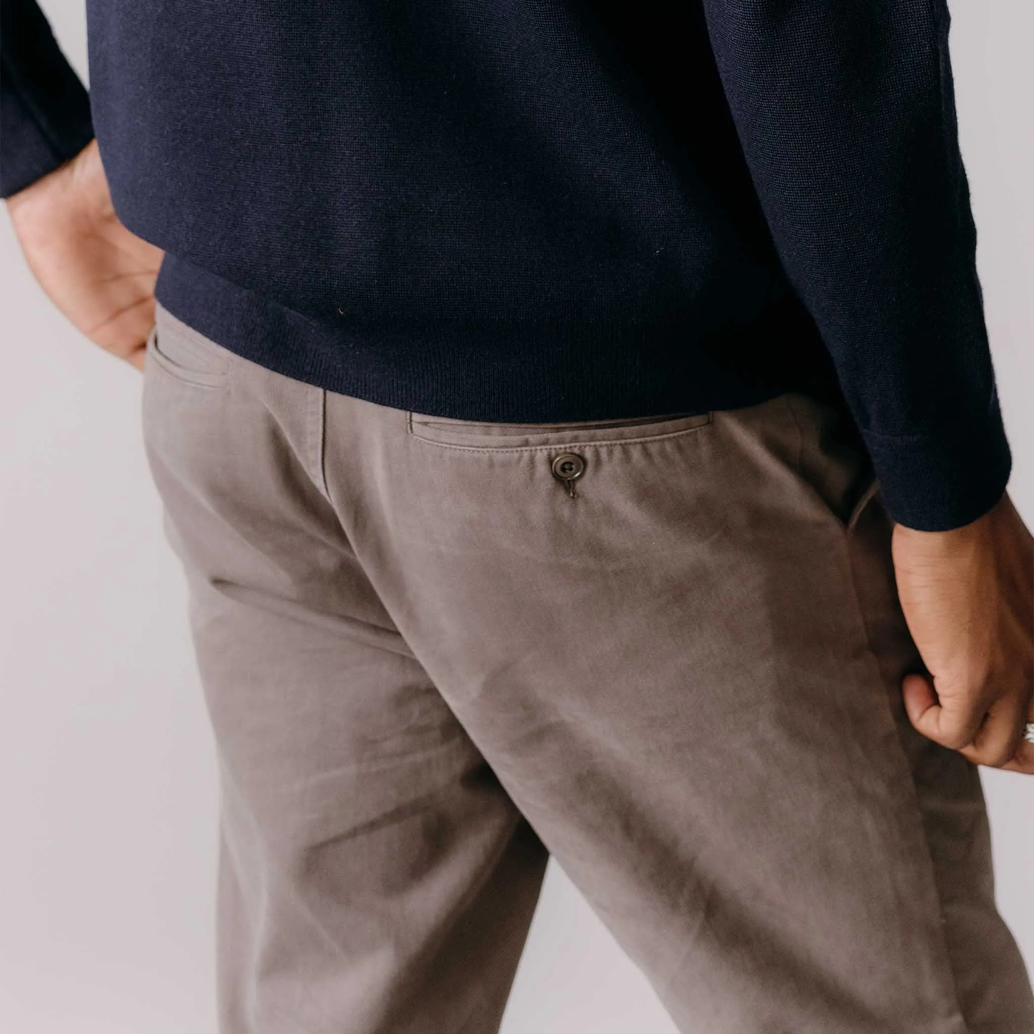 The Democratic Foundation Pant in Organic Espresso