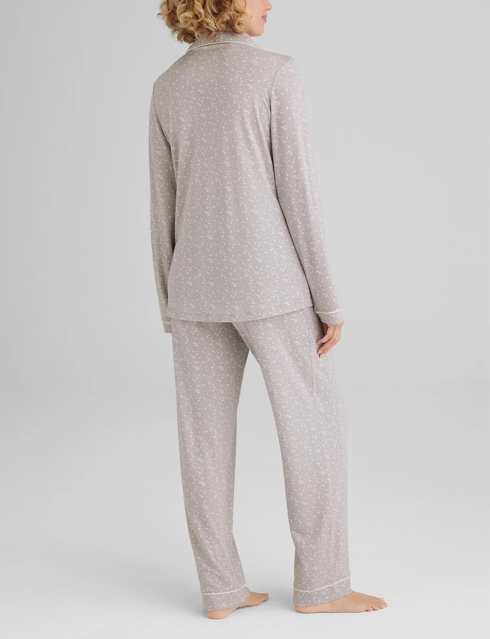 Women's Downtime Long Sleeve Pajama Top & Pant Set