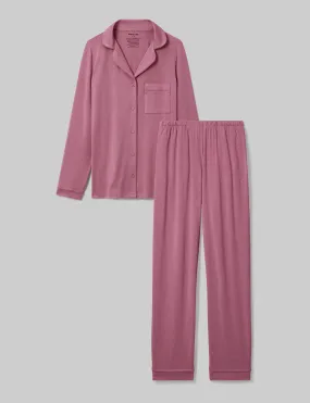 Women's Downtime Long Sleeve Pajama Top & Pant Set