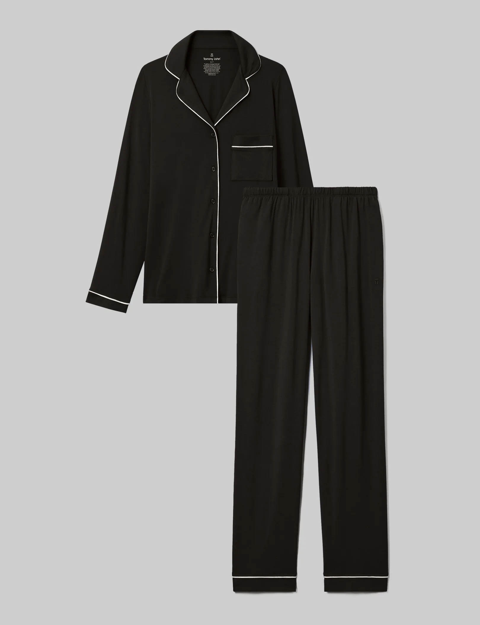 Women's Downtime Long Sleeve Pajama Top & Pant Set